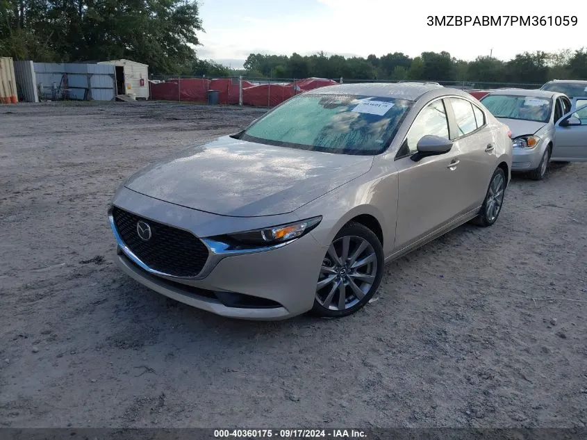 3MZBPABM7PM361059 2023 Mazda 3 Select