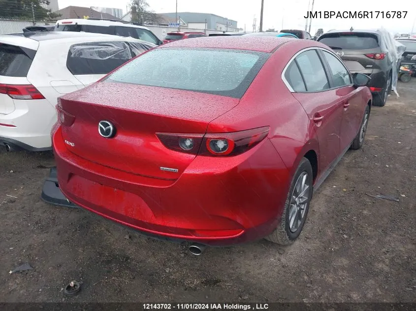 2024 Mazda Mazda3 VIN: JM1BPACM6R1716787 Lot: 12143702