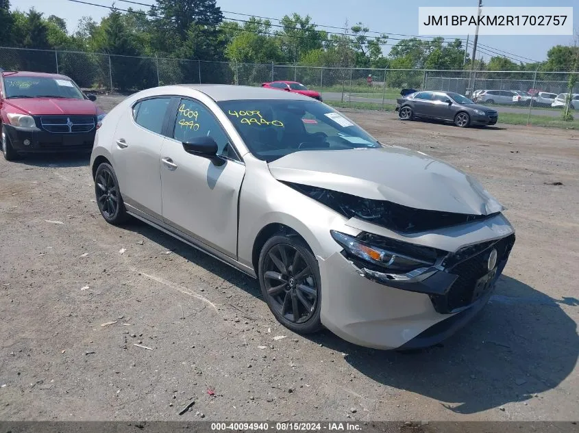 JM1BPAKM2R1702757 2024 Mazda Mazda3 2.5 S Select Sport