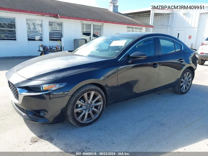 2024 Mazda Mazda3 2.5 S Preferred VIN: 3MZBPACM3RM409951 Lot: 40409318