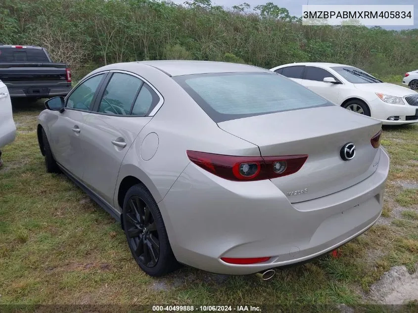 2024 Mazda 3 Select Sport VIN: 3MZBPABMXRM405834 Lot: 40499888