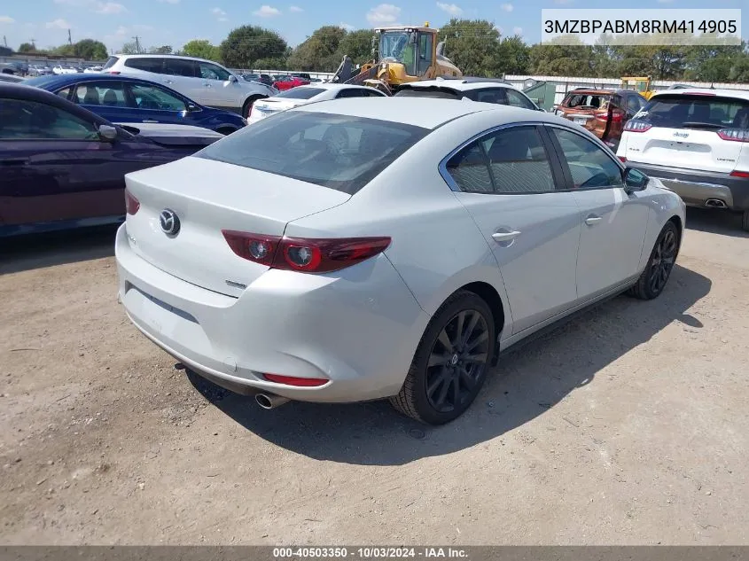 2024 Mazda Mazda3 2.5 S Select Sport VIN: 3MZBPABM8RM414905 Lot: 40503350