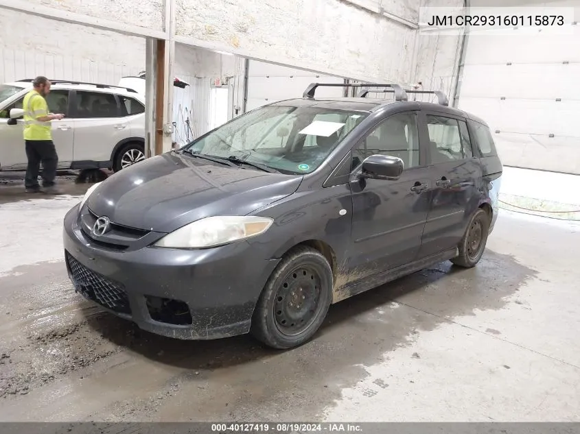 2006 Mazda Mazda5 Sport VIN: JM1CR293160115873 Lot: 40127419