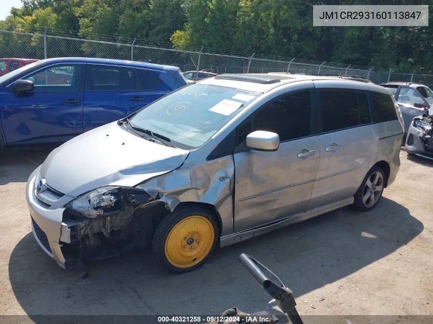 2006 Mazda Mazda5 VIN: JM1CR293160113847 Lot: 40321258