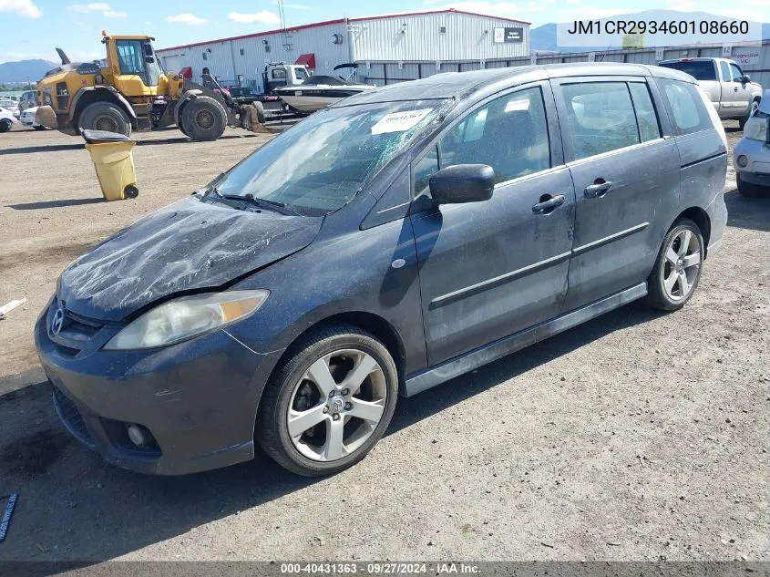 2006 Mazda Mazda5 Touring VIN: JM1CR293460108660 Lot: 40431363