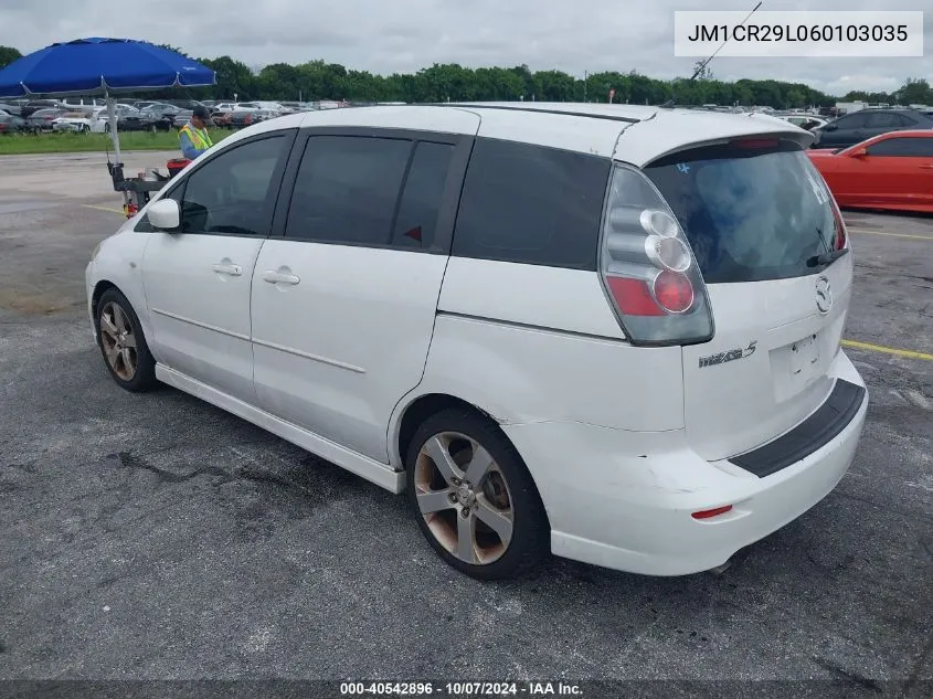 JM1CR29L060103035 2006 Mazda Mazda5 Touring