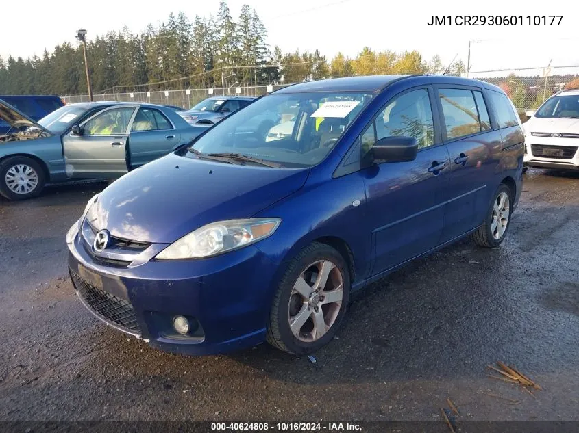 2006 Mazda Mazda5 Sport VIN: JM1CR293060110177 Lot: 40624808