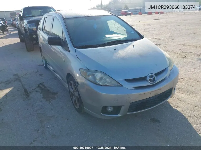 2006 Mazda 5 Sport VIN: JM1CR293060103374 Lot: 40719007