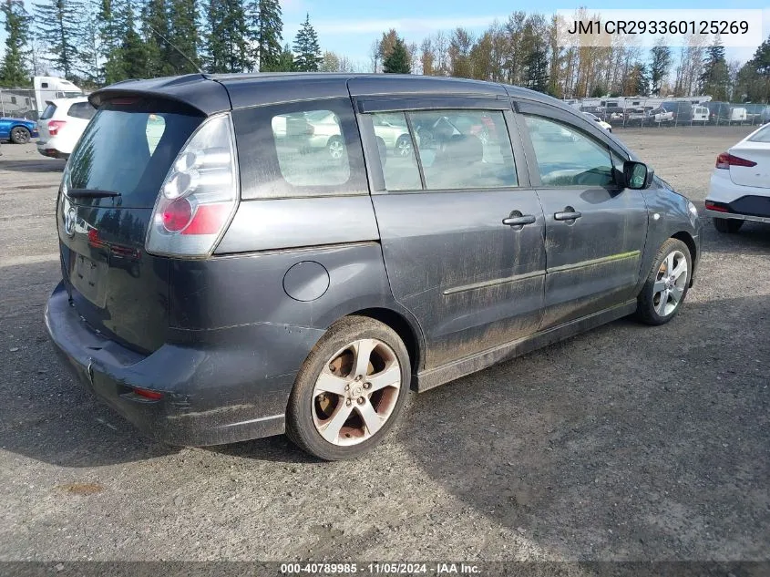 2006 Mazda Mazda5 Touring VIN: JM1CR293360125269 Lot: 40789985