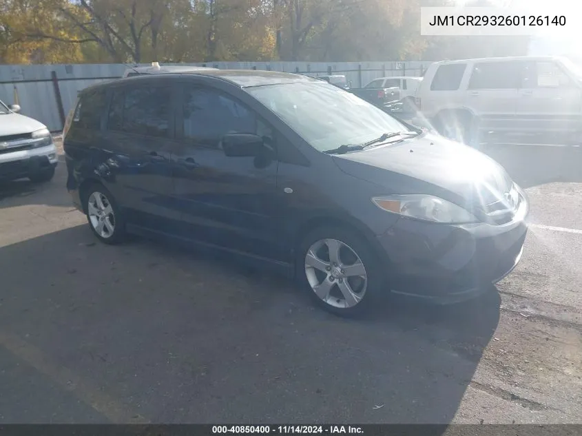 2006 Mazda Mazda5 Sport VIN: JM1CR293260126140 Lot: 40850400