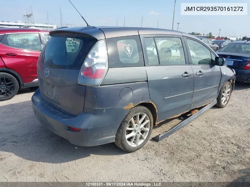 2007 Mazda 5 VIN: JM1CR293570161272 Lot: 12100331