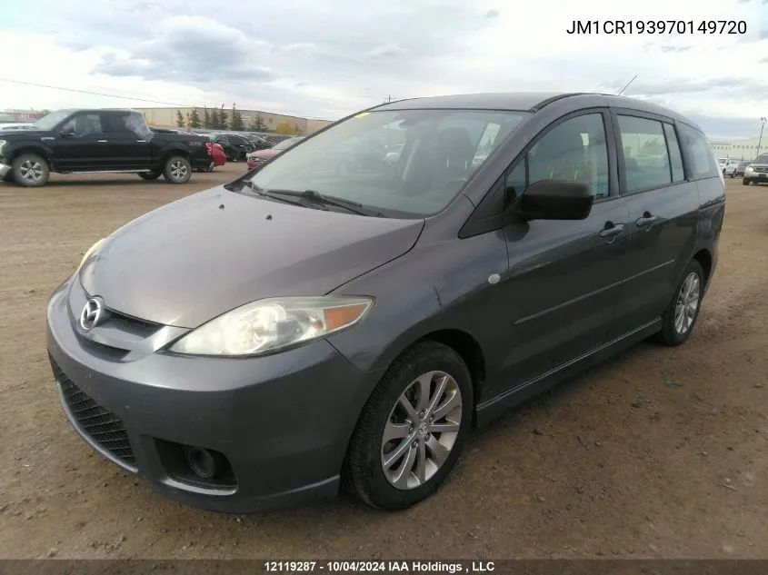 2007 Mazda Mazda5 VIN: JM1CR193970149720 Lot: 12119287