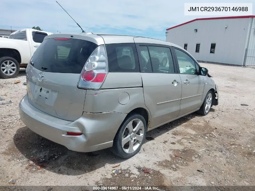 2007 Mazda Mazda5 Sport VIN: JM1CR293670146988 Lot: 39614957