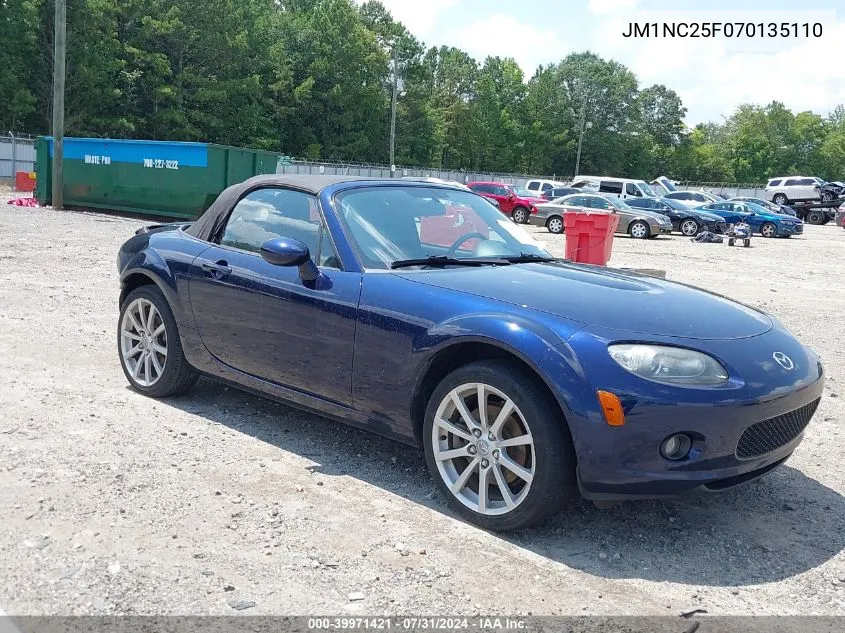 2007 Mazda Mx-5 Touring VIN: JM1NC25F070135110 Lot: 39971421