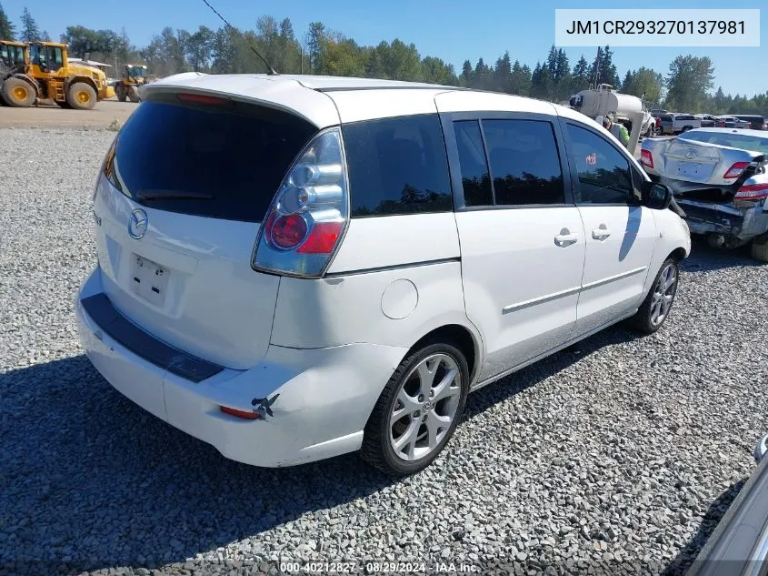 JM1CR293270137981 2007 Mazda Mazda5 Sport