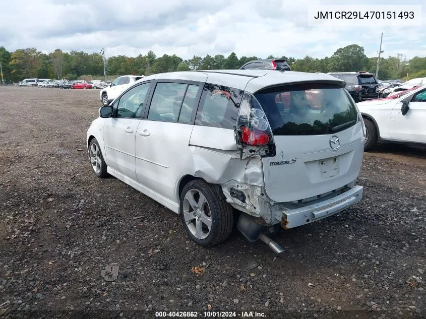 JM1CR29L470151493 2007 Mazda Mazda5 Grand Touring