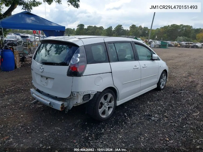 JM1CR29L470151493 2007 Mazda Mazda5 Grand Touring