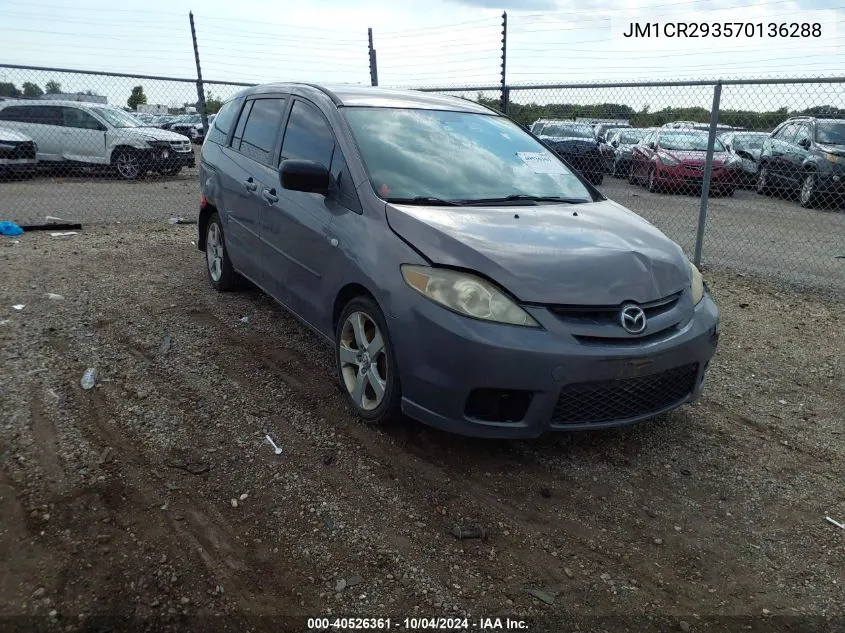 2007 Mazda Mazda5 Sport VIN: JM1CR293570136288 Lot: 40526361