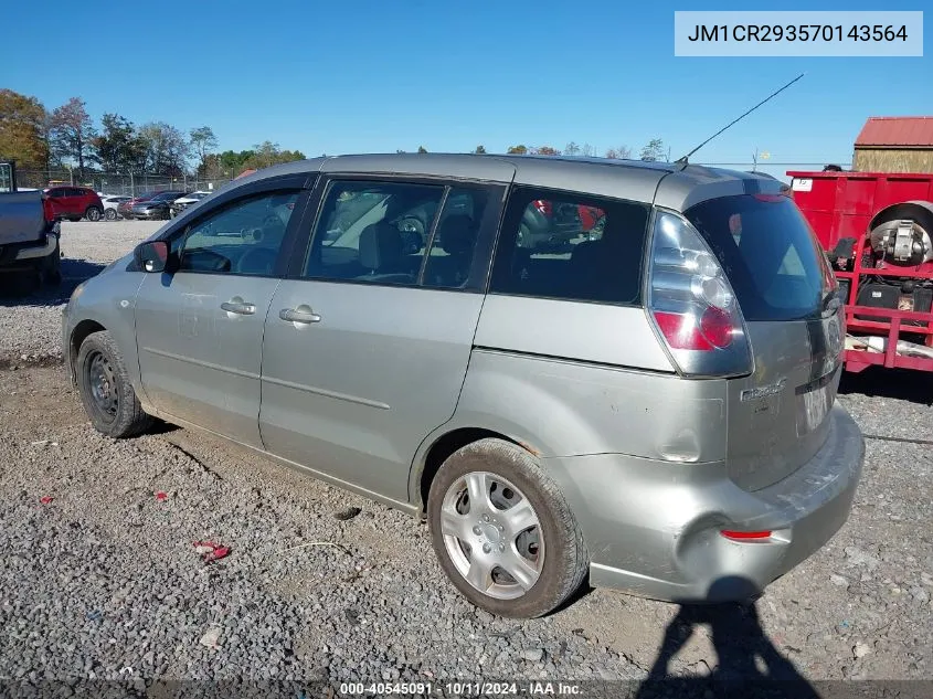 2007 Mazda Mazda5 Sport VIN: JM1CR293570143564 Lot: 40545091