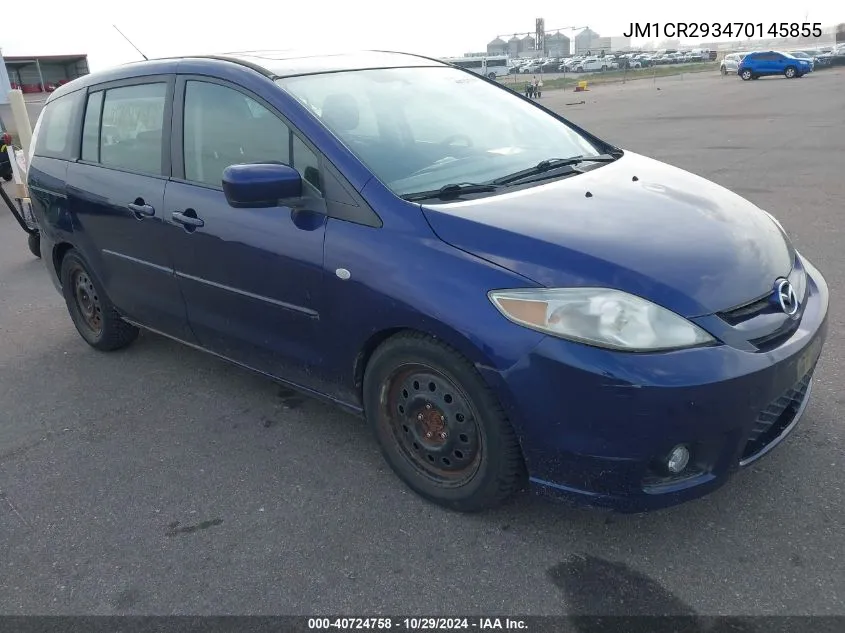 2007 Mazda Mazda5 Touring VIN: JM1CR293470145855 Lot: 40724758