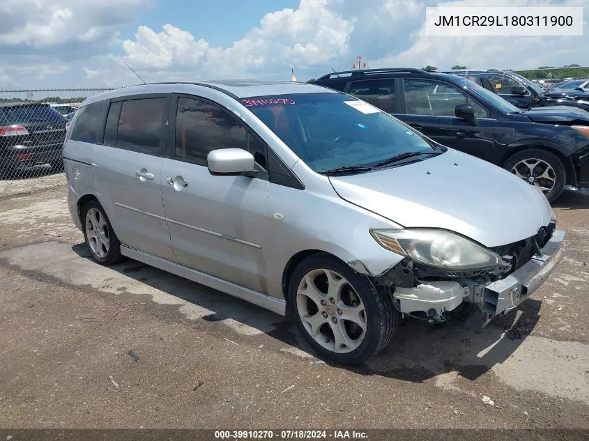 2008 Mazda Mazda5 Touring VIN: JM1CR29L180311900 Lot: 39910270