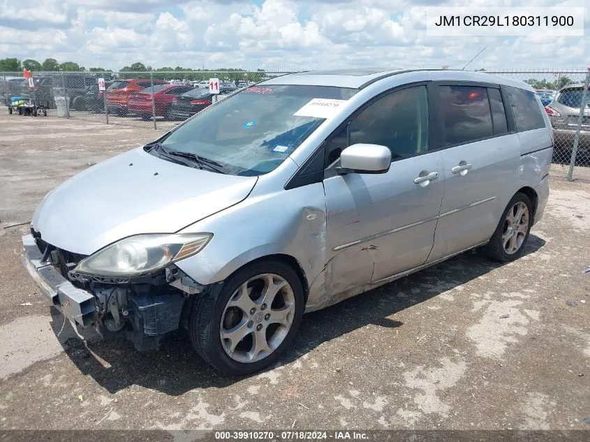 JM1CR29L180311900 2008 Mazda Mazda5 Touring