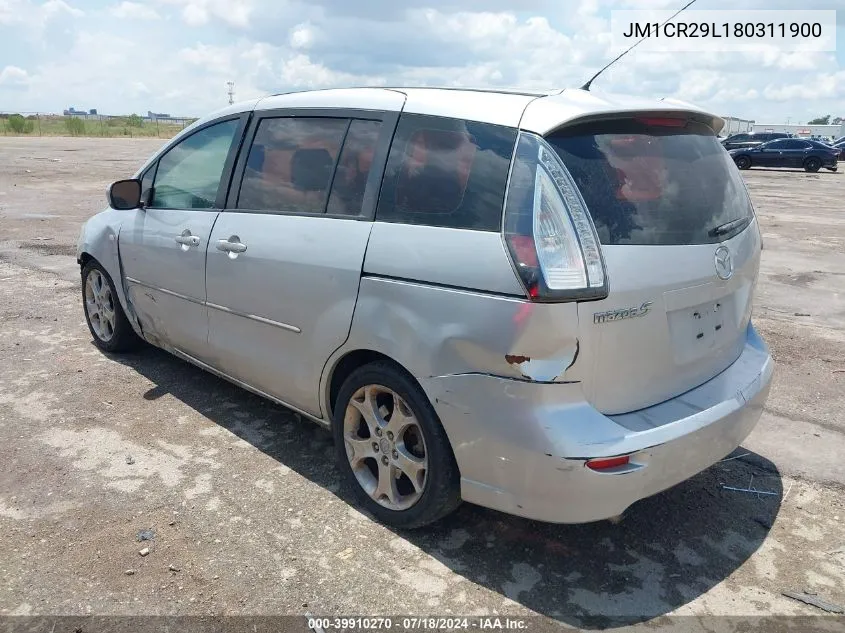 JM1CR29L180311900 2008 Mazda Mazda5 Touring