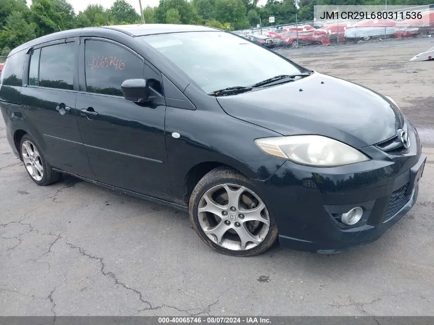 JM1CR29L680311536 2008 Mazda Mazda5 Touring