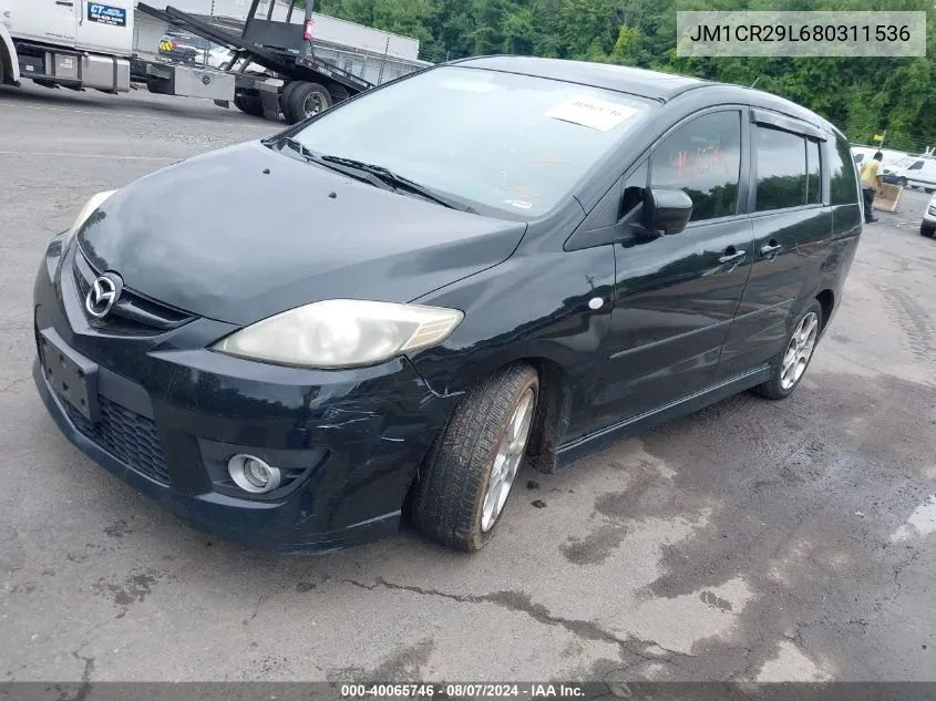 JM1CR29L680311536 2008 Mazda Mazda5 Touring