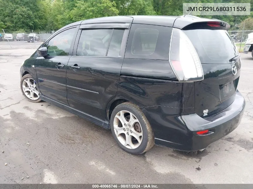 JM1CR29L680311536 2008 Mazda Mazda5 Touring