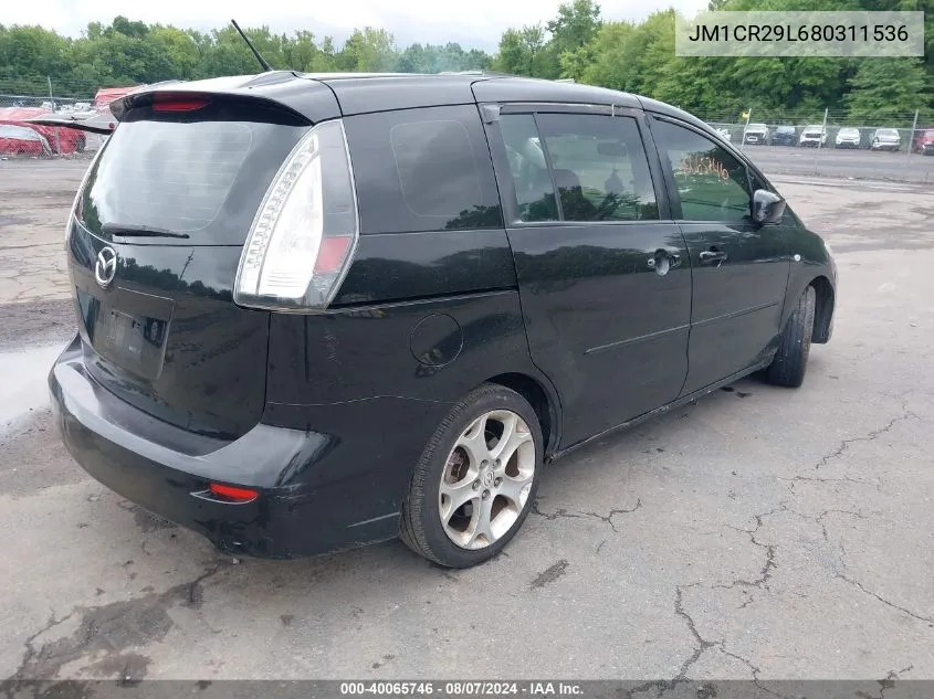 JM1CR29L680311536 2008 Mazda Mazda5 Touring