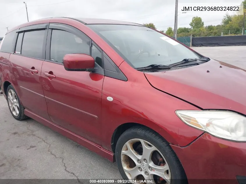 2008 Mazda Mazda5 Sport VIN: JM1CR293680324822 Lot: 40393999