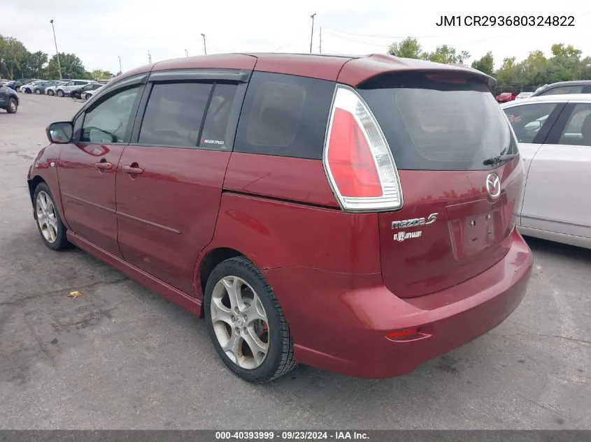 JM1CR293680324822 2008 Mazda Mazda5 Sport