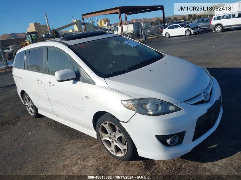 2008 Mazda Mazda5 Grand Touring VIN: JM1CR29L180324131 Lot: 40613362