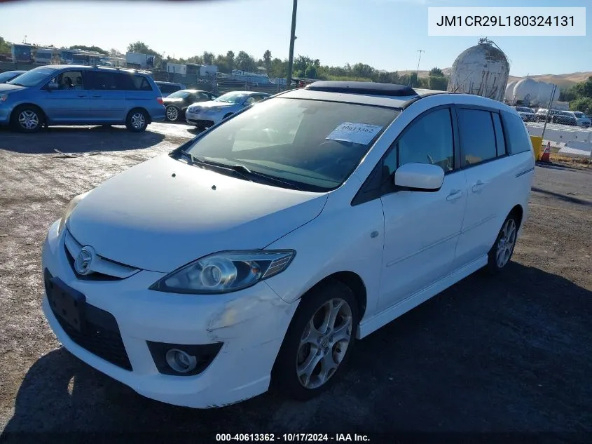 2008 Mazda Mazda5 Grand Touring VIN: JM1CR29L180324131 Lot: 40613362