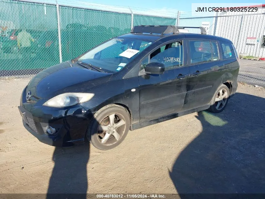 2008 Mazda Mazda5 Grand Touring VIN: JM1CR29L180325229 Lot: 40783012