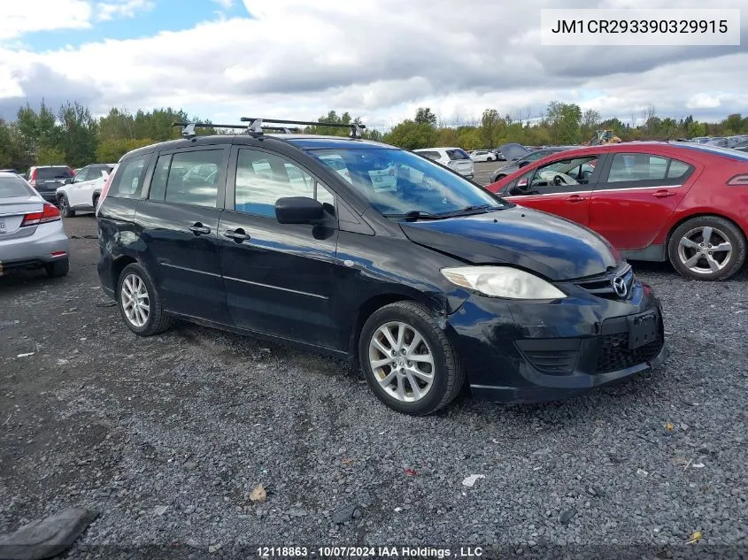 2009 Mazda 5 VIN: JM1CR293390329915 Lot: 12118863