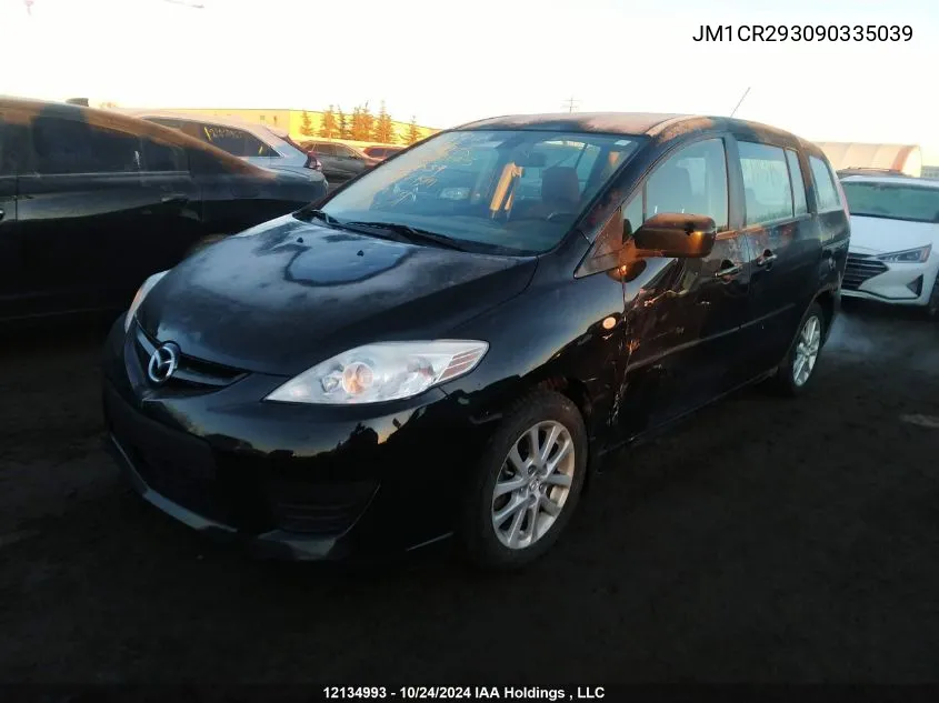 2009 Mazda Mazda5 VIN: JM1CR293090335039 Lot: 12134993