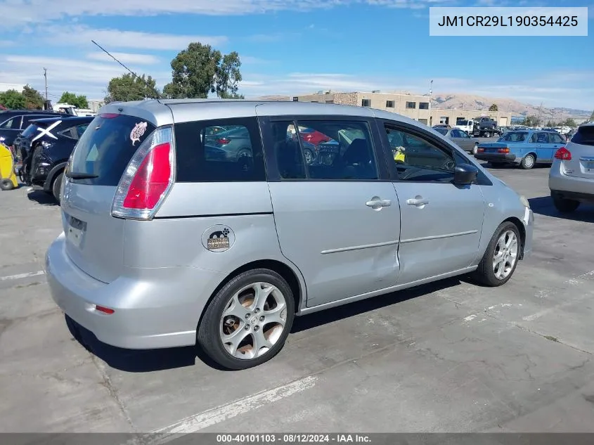 2009 Mazda Mazda5 Sport VIN: JM1CR29L190354425 Lot: 40101103