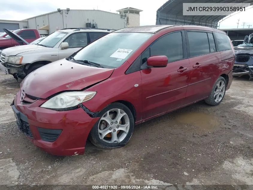 2009 Mazda Mazda5 Sport VIN: JM1CR293990358951 Lot: 40271920