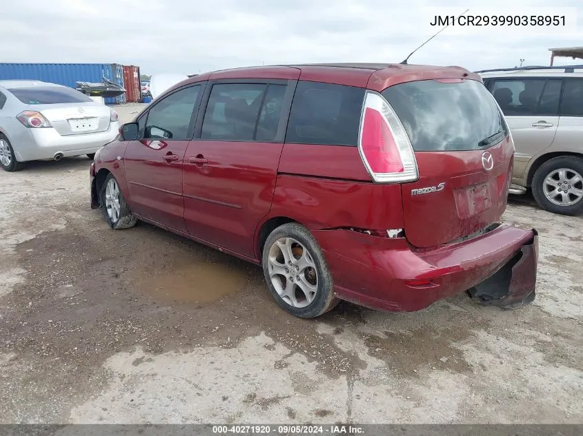 JM1CR293990358951 2009 Mazda Mazda5 Sport