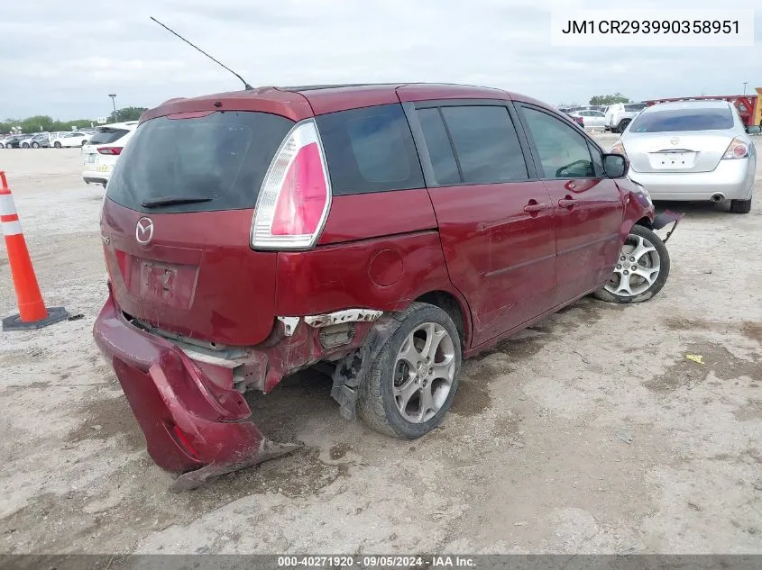 JM1CR293990358951 2009 Mazda Mazda5 Sport