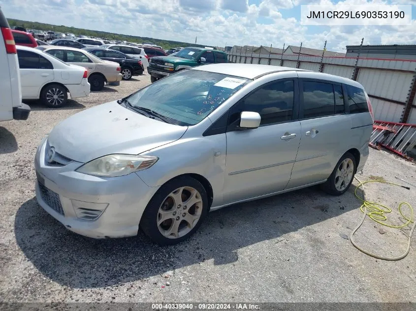 2009 Mazda Mazda5 Sport VIN: JM1CR29L690353190 Lot: 40339040