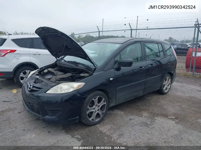 2009 Mazda 5 VIN: JM1CR293990342524 Lot: 40444333