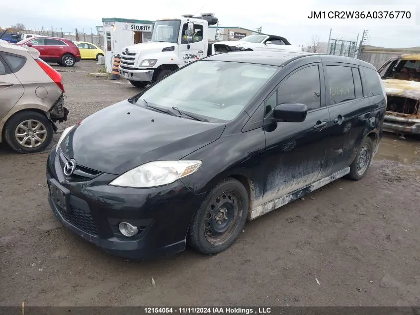 2010 Mazda Mazda5 VIN: JM1CR2W36A0376770 Lot: 12154054