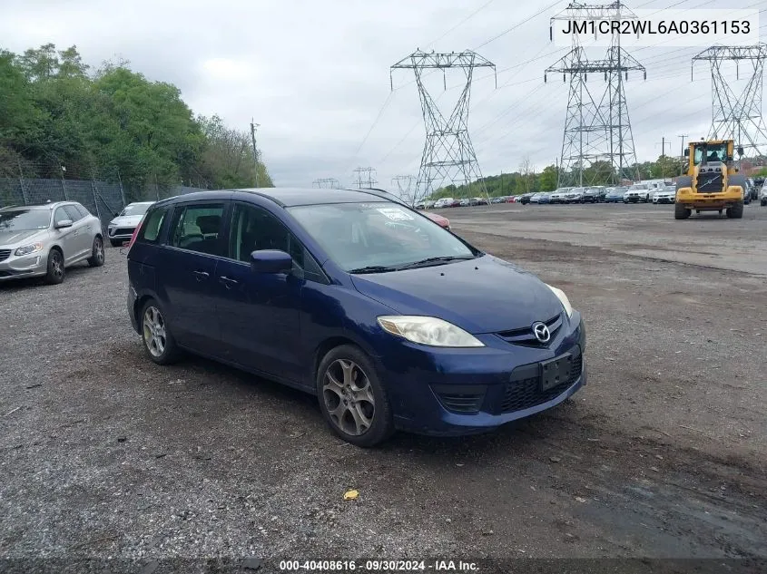 JM1CR2WL6A0361153 2010 Mazda Mazda5 Sport