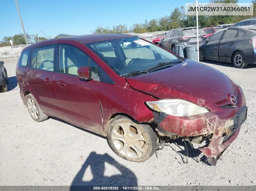 2010 Mazda Mazda5 Sport VIN: JM1CR2W31A0366051 Lot: 40519392