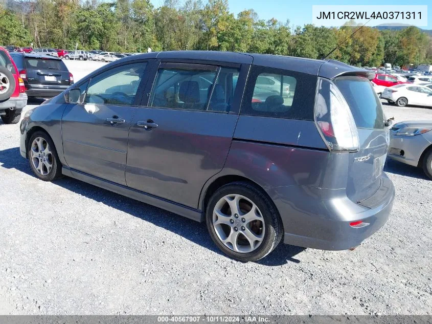 2010 Mazda Mazda5 Grand Touring VIN: JM1CR2WL4A0371311 Lot: 40567907