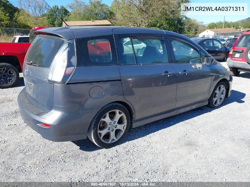 2010 Mazda Mazda5 Grand Touring VIN: JM1CR2WL4A0371311 Lot: 40567907