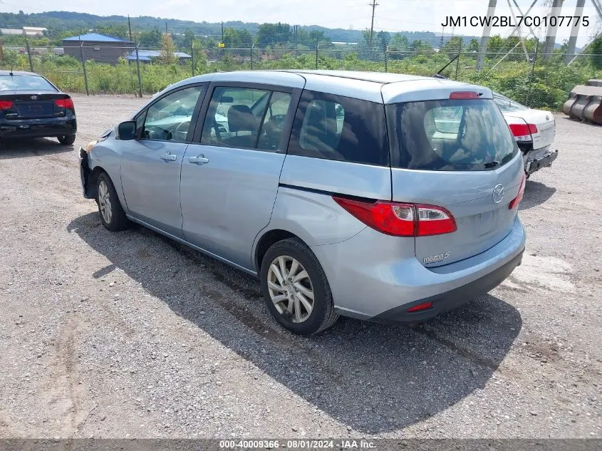 2012 Mazda Mazda5 Sport VIN: JM1CW2BL7C0107775 Lot: 40009366